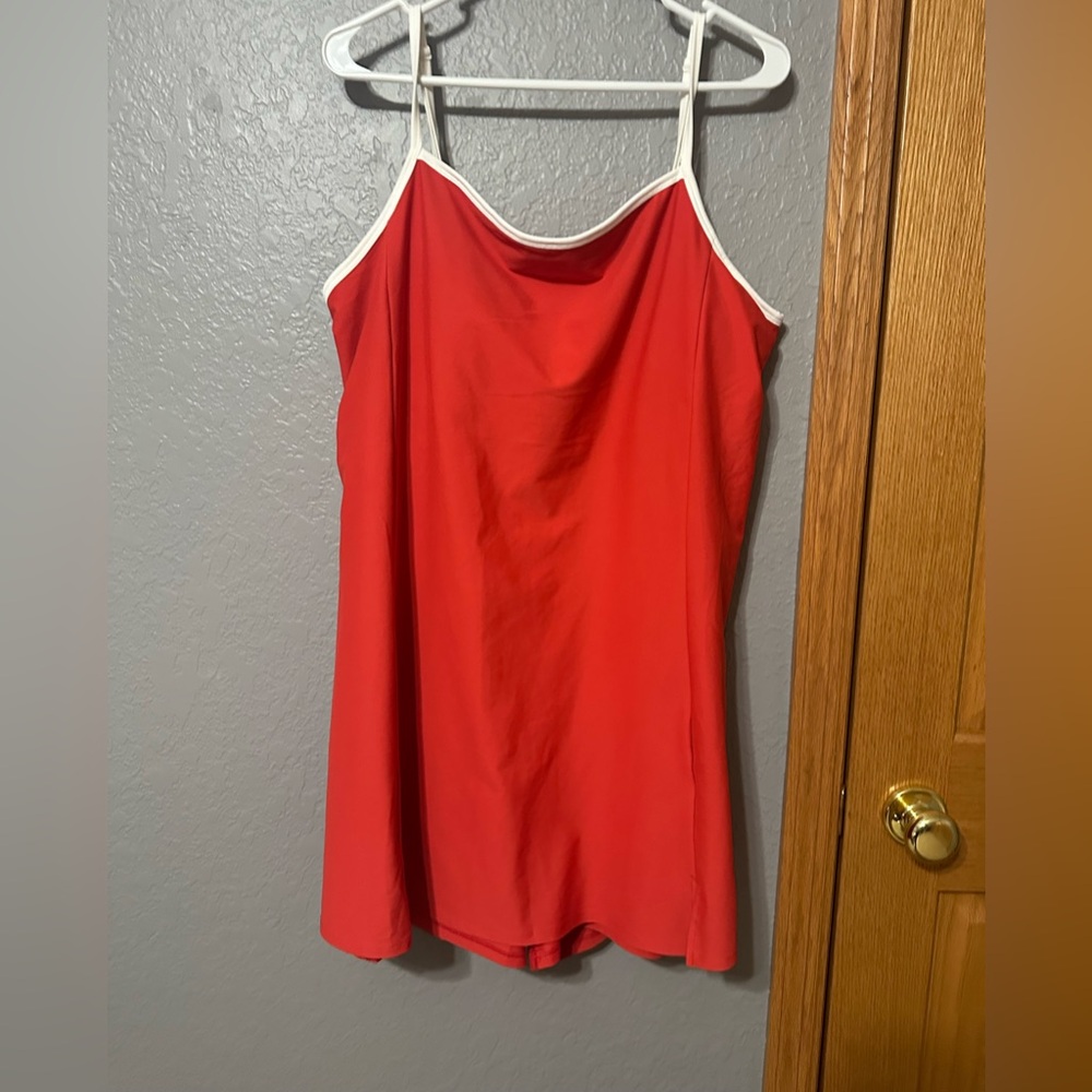 Old Navy Active PowerSoft Athletic dress with White Trim